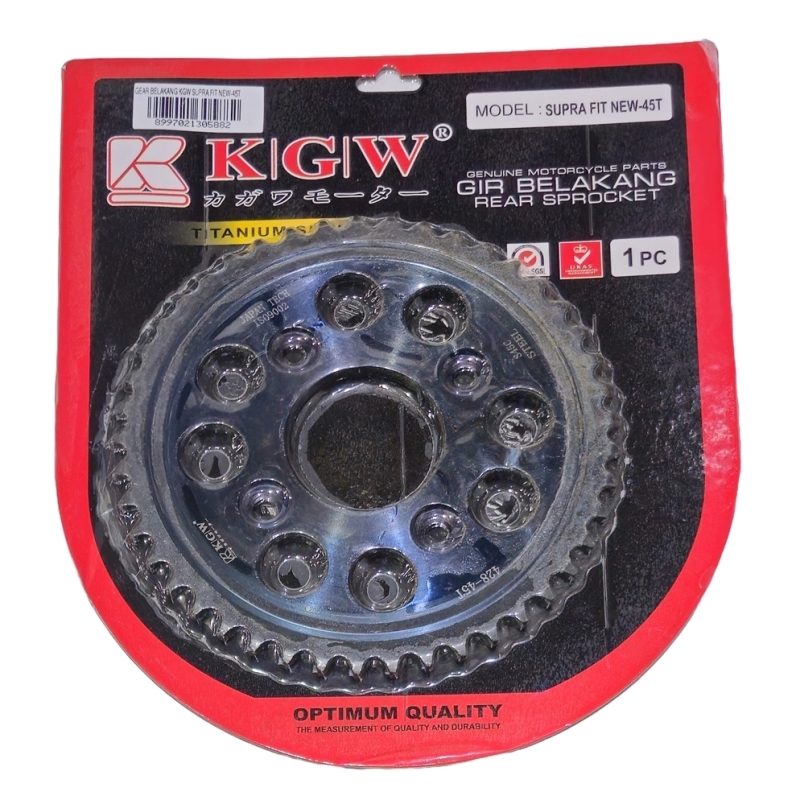 GEAR BELAKANG KGW SUPRA FIT NEW-45T