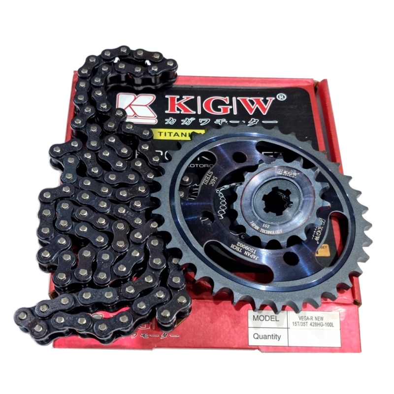 GEAR PAKET KGW VEGA-R NEW 15/35T(428HG-100L)