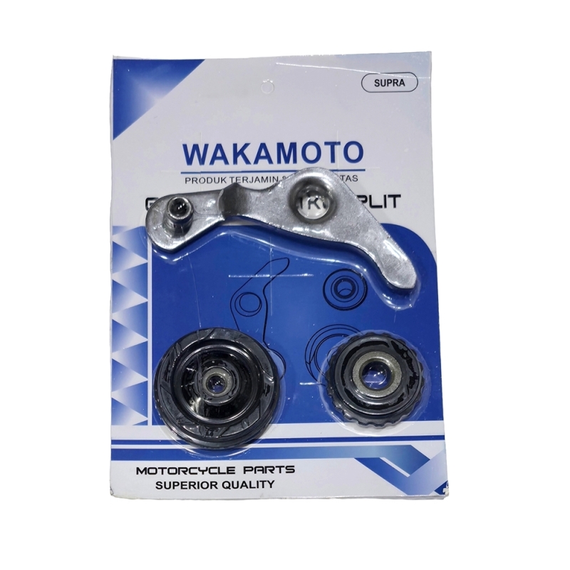 PLAT TENSIONER + ROLLER WAKAMOTO SUPRA