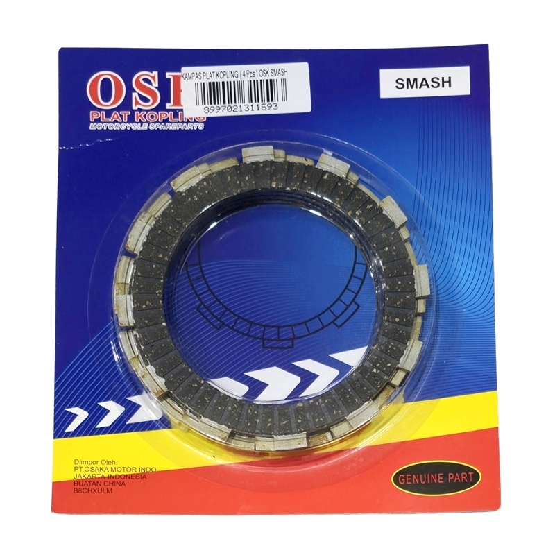 KAMPAS PLAT KOPLING ( 4 Pcs ) OSK SMASH