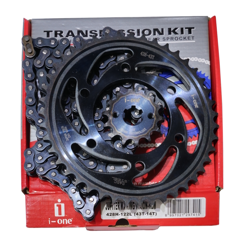 CHAIN KIT i-one JUP MX KING/VIXION-NEW-14/43T(428H-122L)