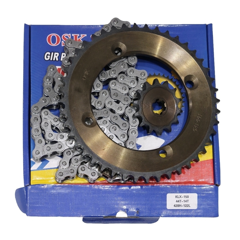 CHAIN KIT OSK KLX-150 428H-122L (44T-14T)