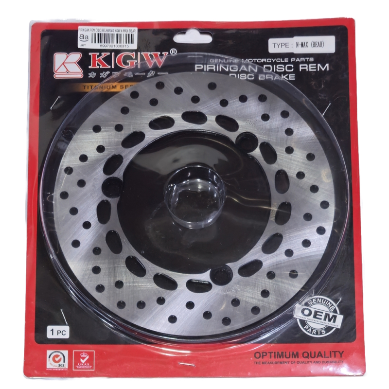 PIRINGAN REM DISC BELAKANG KGW N-MAX (REAR)