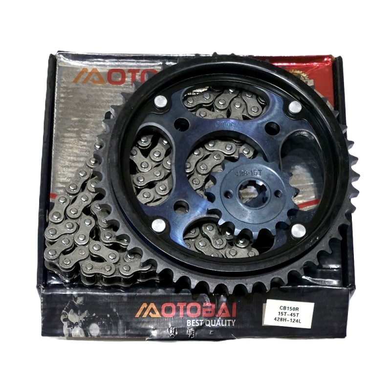 GEAR PAKET OTOBAI CB150R (15-45T/428H-124)