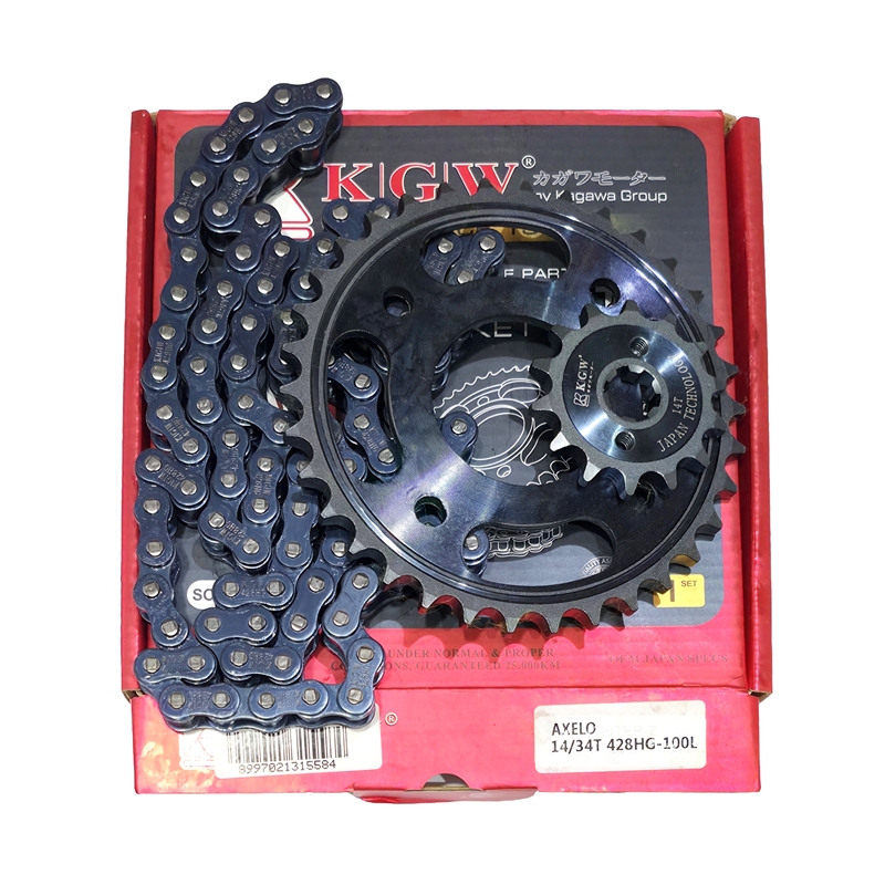 GEAR PAKET KGW AXELO 14/34T(428HG-100L)