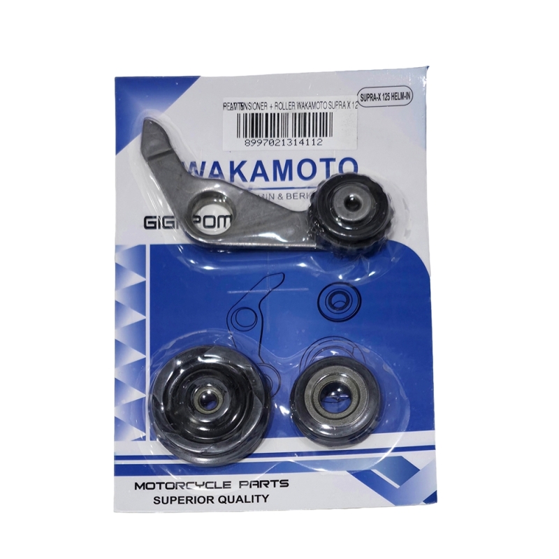 PLAT TENSIONER + ROLLER WAKAMOTO SUPRA X 125 HELM IN